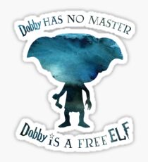 Dobby is a Free Elf Sticker