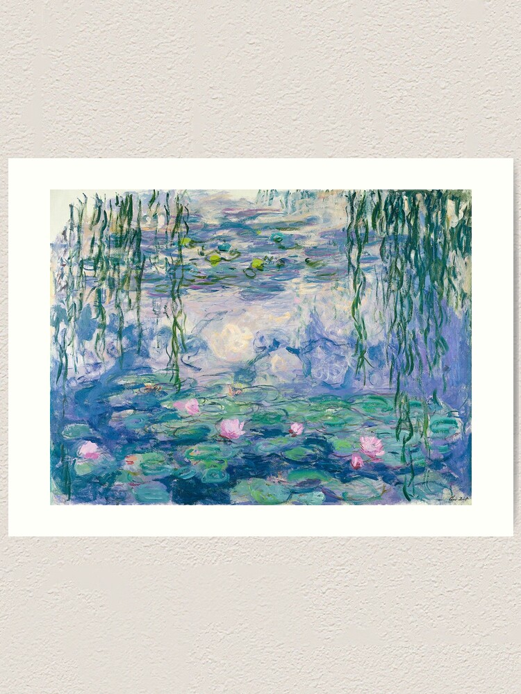 Alternate view of Water Lilies Claude Monet Fine Art Art Print