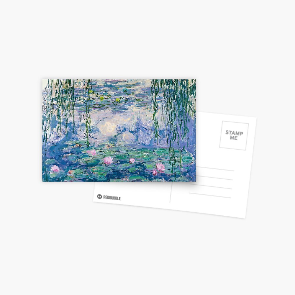 Water Lilies Claude Monet Fine Art Postcard