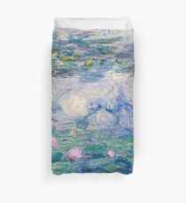Water Lilies Claude Monet Fine Art Duvet Cover