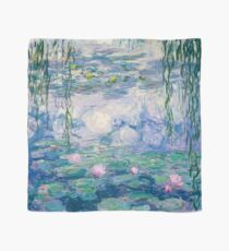 Water Lilies Claude Monet Fine Art Scarf