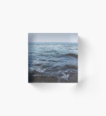 Ocean Wave Acrylic Block