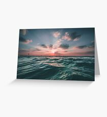 Sunset Paradise Greeting Card