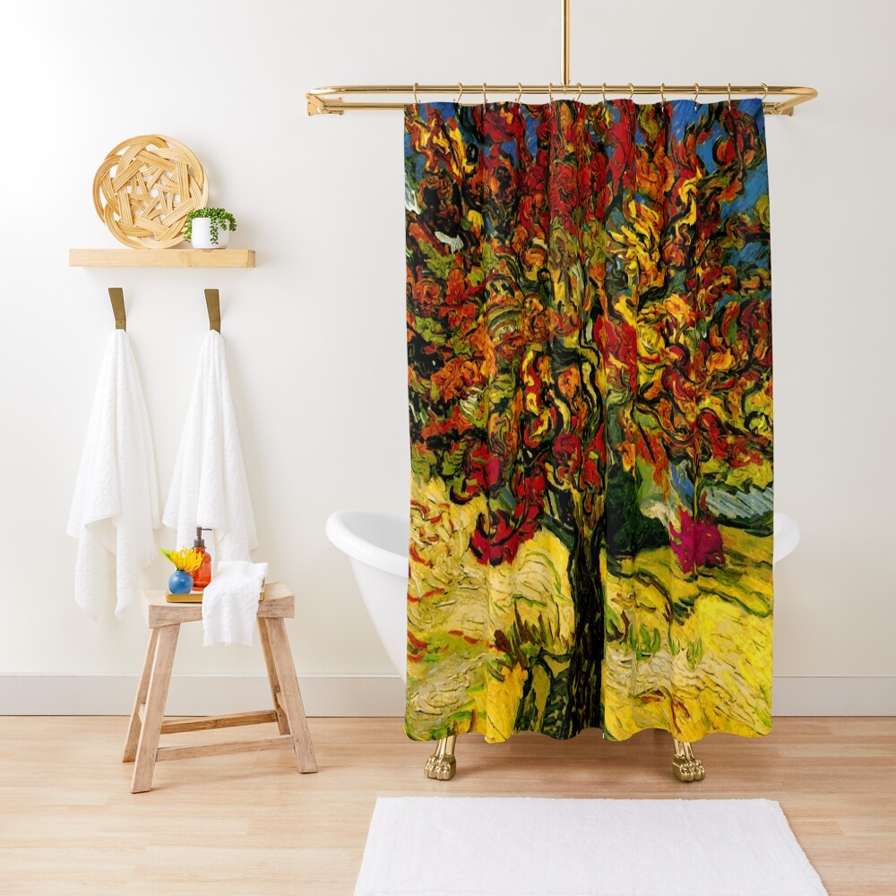 Van Gogh Mulberry Tree Shower Curtain