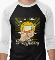 Sunshine And Whiskey Shirt Men's Baseball ¾ T-Shirt