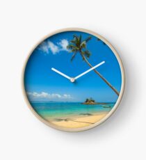 Tropische Palmen Uhr
