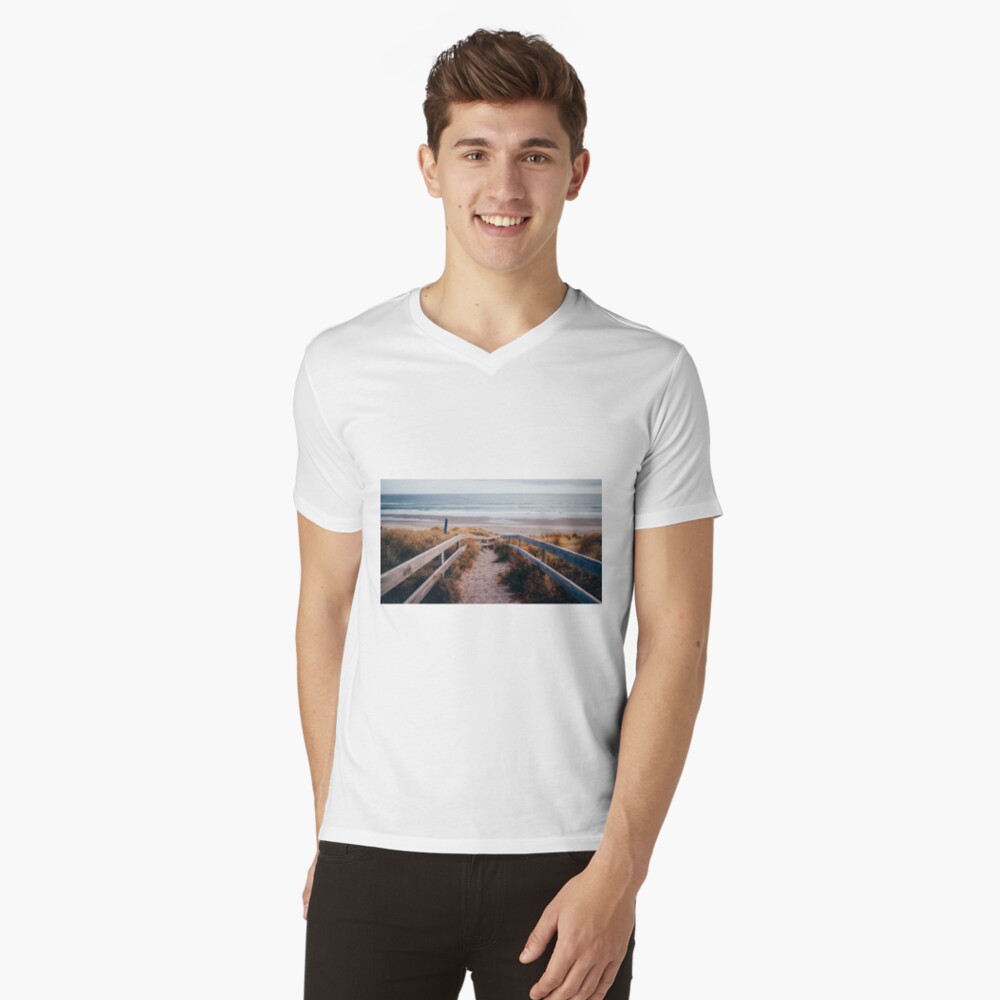 Camino al Paraíso Camiseta de cuello en V