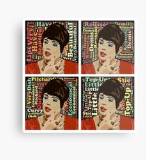 Beautiful Lips (Quotes) Metal Print