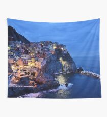 Tela decorativa Cinque Terre Italy Sunset Ocean Cliffs