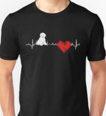 Special Old English Sheepdog(OES) Heartbeat Dog T-shirt Unisex T-Shirt