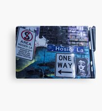 Street Art at Hosier Lane, Melbourne, Victoria, Australia Canvas Print