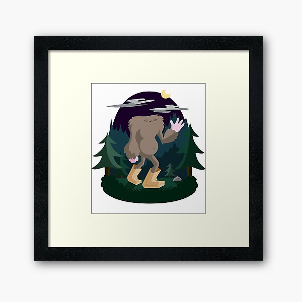 The Legendary Bagfoot Framed Art Print