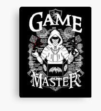 Game Master - White Canvas Print