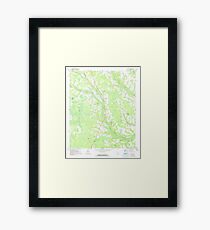USGS TOPO Map Georgia GA Crawley 245440 1971 24000 Framed Print