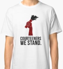 Camiseta clásica Courteeners We Stand. Diseño de llamarada