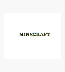 Minecraft Photographic Print