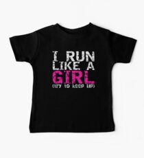 Run Like a Girl Baby Tee