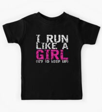 Run Like a Girl Kids Tee
