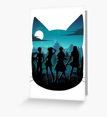 Happy Silhouette Greeting Card