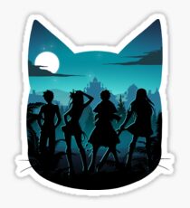 Happy Silhouette Sticker
