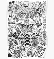 One Direction tattoos Poster