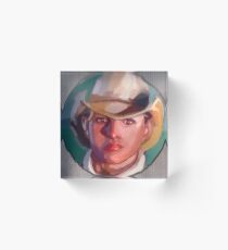 Cowgirl Acrylic Block