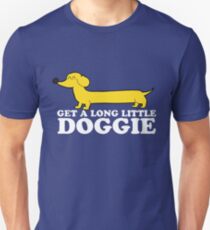 Funny Dachshund T-Shirt Get a Long Little Doggie Unisex T-Shirt