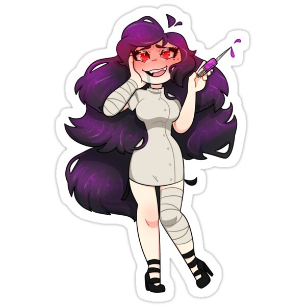 "Mikan Tsumiki Danganronpa Ultimate Despair" Stickers by regatton