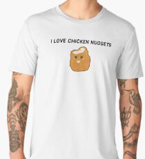 I love chicken nuggets Men's Premium T-Shirt