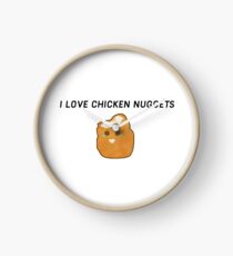 I love chicken nuggets Clock