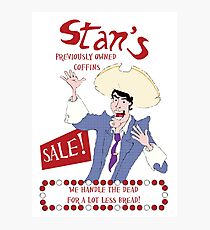 Monkey Island - Stan's coffins Photographic Print