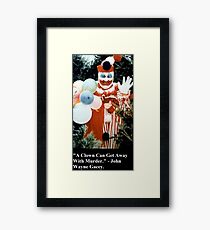 Pogo The Clown Framed Print
