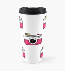 camera seamless doodle pattern Travel Mug