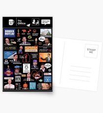 The Office US Montage Postcards