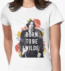 born to be wilde Women's Fitted T-Shirt