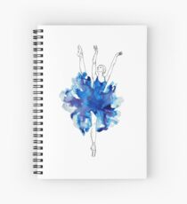 Watercolour Ballerina Spiral Notebook