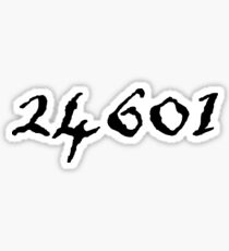 24601 (black) Sticker