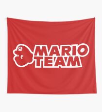 Mario Team Wall Tapestry