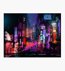 Unleashed at Night Photographic Print