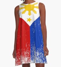 Philippines Flag Pride A-Line Dress