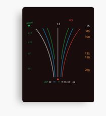 Albinar Lens Layout Canvas Print
