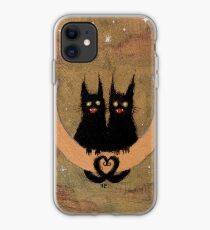 lunar cats iPhone Case