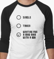 Mad Man with a Box - Dark Men's Baseball ¾ T-Shirt
