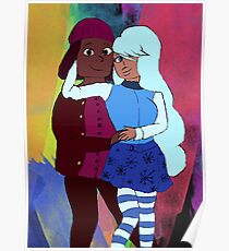 Human Ruby and Sapphire in Rent Poster