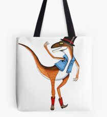 Thrift Store Dinosaur Tote Bag