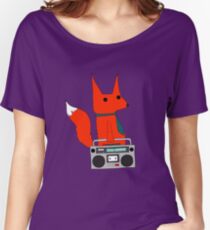music fox Women's Relaxed Fit T-Shirt