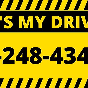 Rickroll How's My Driving Prank Call Number | Sticker