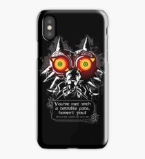 Majoras Mask - Meeting With a Terrible Fate iPhone Case/Skin