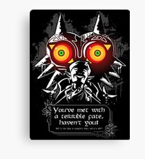 Majoras Mask - Meeting With a Terrible Fate Canvas Print