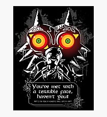 Majoras Mask - Meeting With a Terrible Fate Photographic Print